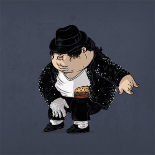 Illustration for article titled Morbidly obese versions of iconic pop culture characters by Alex Solis